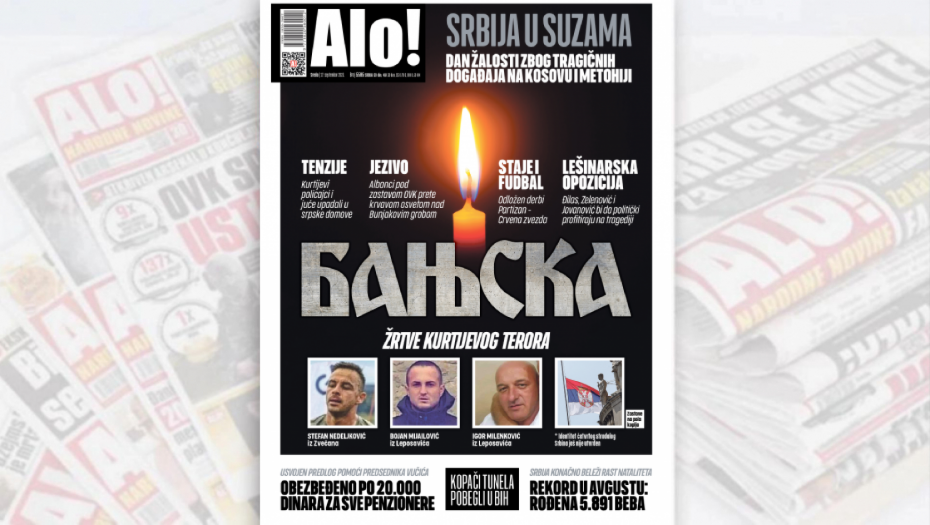 SRBIJA U SUZAMA Dan žalosti zbog tragičnih događaja na Kosovu i Metohiji