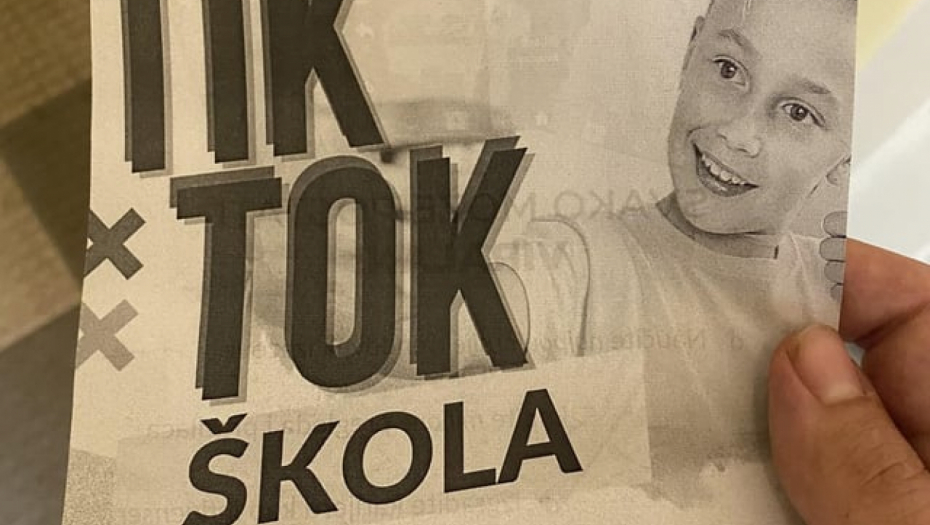 U SRBIJI SE NE OTVARA TIK TOK ŠKOLA U pitanju je fotomontaža koja je objavljena na društvenim mrežama