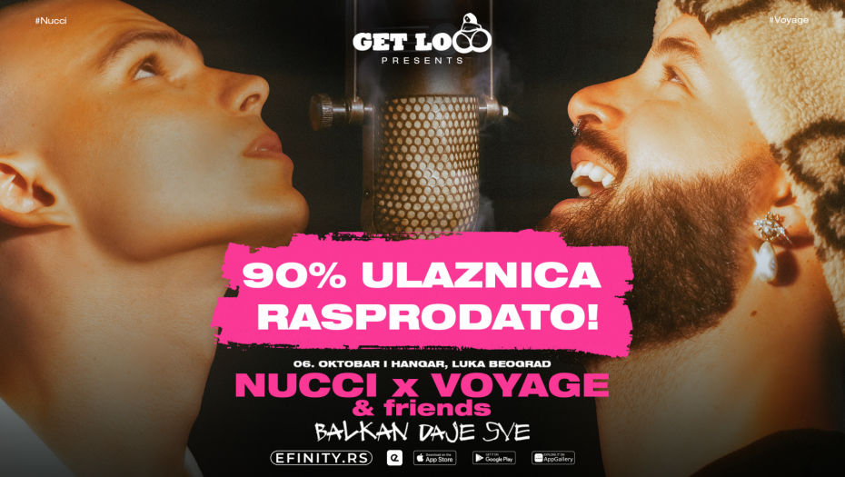 Rasprodato 90 odsto ulaznica za prvi solistički koncert Nucci-ja i Voyage-a!