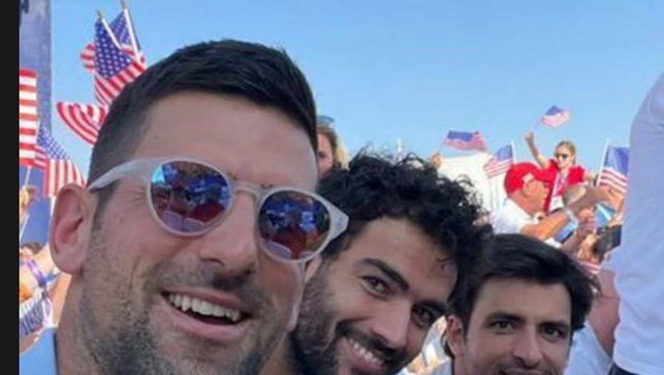 NOLE U ODABRANOM DRUŠTVU Selfi od milion dolara: Ono kad se sretnu dva tenisera i vozač Formule 1