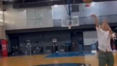 DONČIĆU, JEL SMEŠ NA BASKET? Modrić pokazao zavidno košarkaško umeće, pa izazvao Slovenca na megdan (VIDEO)