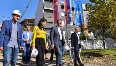 PROJEKAT VREDAN 694 MILIONA DINARA Mirović: Počela izgradnja moderne fiskulturne sale u novosadskoj Gimnaziji "Laza Kostić" (FOTO)