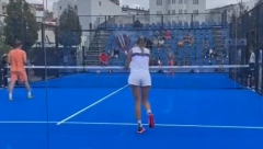 LOPTU ZAMENILI ZA REKET Nekadašnji golman i fudbaler se oprobali na "Padel Belgrade Openu"