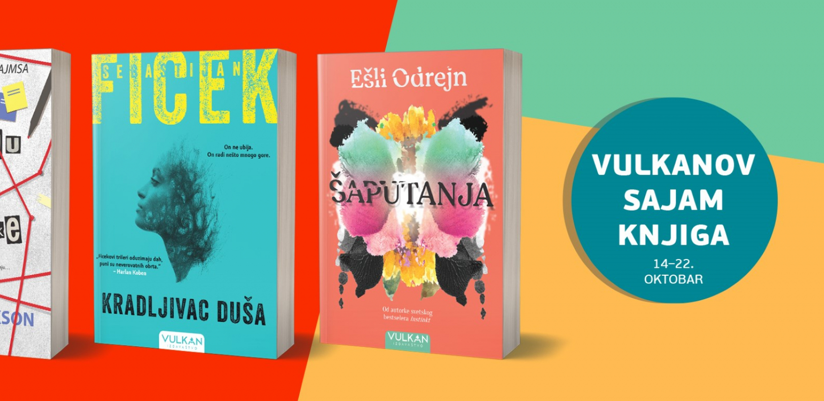 Vulkanov sajam knjiga – erupcija sjajnih naslova za decu i odrasle!