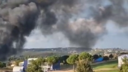 JEZIVI POŽAR Mesto na kojem je Novak igrao golf gorelo, opasan požar u Rimu (VIDEO)