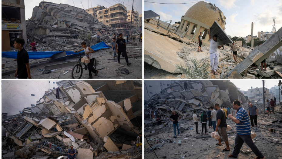 RUŠEVINE I PEPEO Evo kako izgleda Gaza nakon napada Izraela, među srušenim objektima je i džamija (FOTO)