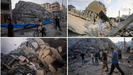 RUŠEVINE I PEPEO Evo kako izgleda Gaza nakon napada Izraela, među srušenim objektima je i džamija (FOTO)