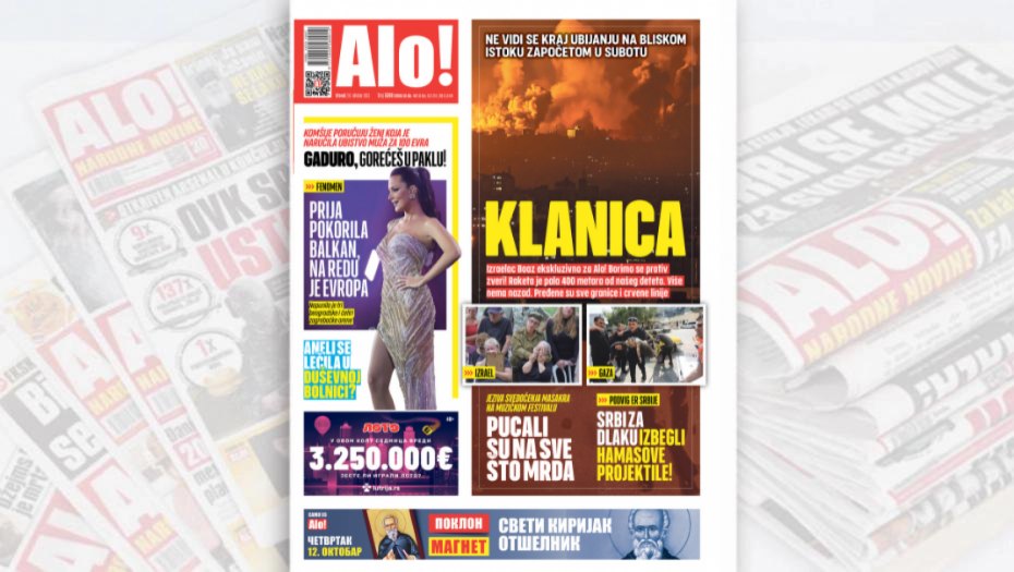 IZRAELAC BOAZ EKSKLUZIVNO ZA ALO!: Raketa je pala 400 metara od našeg deteta