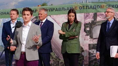 "IMAMO DEFINISANE PROJEKTE OD 3,5 MILIJARDI EVRA" Predsednica Vlade prisustvuje početku izgradnje regionalne sanitarne deponije "Kalenić" (VIDEO)