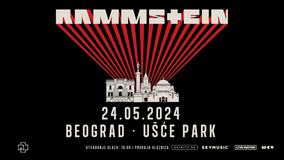 Skymusic i Live nation u saradnji sa MCT predstavljaju Rammstein: Rammstein evropska Stadion turneja 2024 – U Beograd stižu u maju sledeće godine!