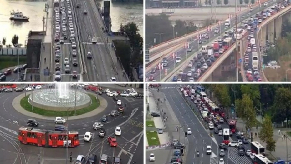 KARAMBOL NA GAZELI OD JUTRA RANA Jutarnji špic paralisao ceo grad, ovo su najkritičnije tačke