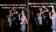 NIKOLIJA SE LATILA MIKROFONA NA VESNINOM NASTUPU Kad su čuli šta peva, svi pali u trans