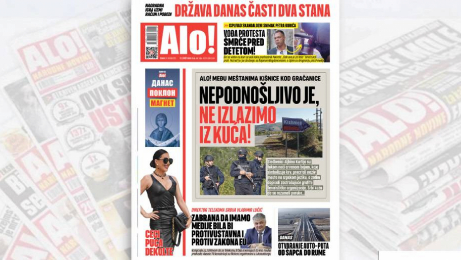 POSTALO JE NEPODNOŠLJIVO, NE IZLAZIMO IZ KUĆA! Alo! među meštanima Kišnice kod Gračanice