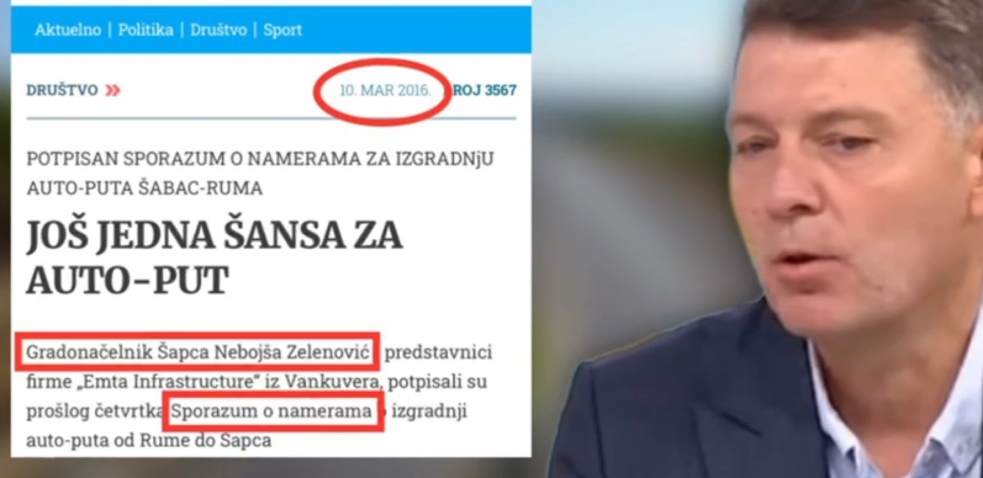 BRUKA LAŽNOG NEIMARA! Bivša vlast između Rume i Šapca obećala svašta, a izgradila jedno veliko ništa (VIDEO)