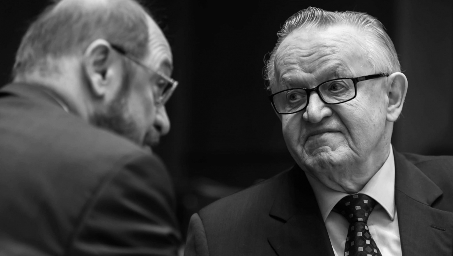 PREMINUO MARTI AHTISARI Političar umro u 87. godini života