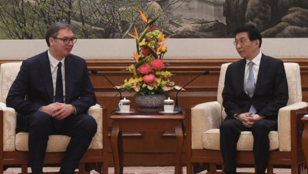 "ZAHVALNI SMO KINI NA PODRŠCI NA SVAKOM PLANU" Vučić sa Huningom, sledi sastanak sa Đinpingom