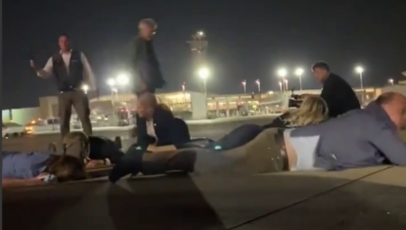 OLAF ŠOLC LEŽI NA ZEMLJI Kamera snimila dramatičnu scenu u Izraelu (VIDEO)