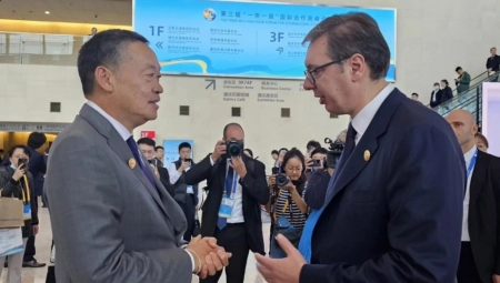 VEOMA DOBAR RAZGOVOR Vučić u Pekingu sa premijerom Tajlanda o globalnim pitanjima i saradnji
