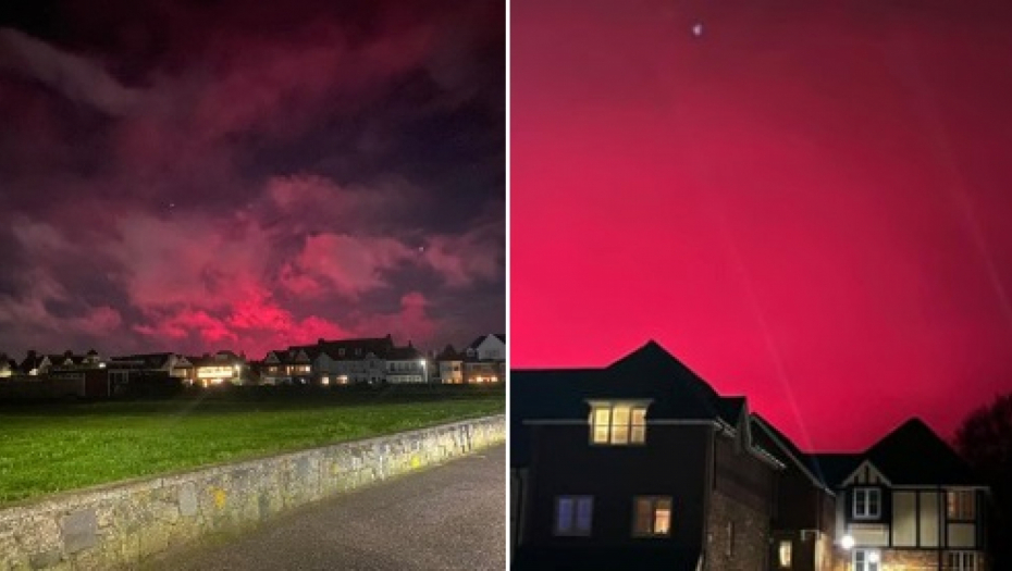 KAO DA JE DOŠAO SMAK SVETA Neobična pojava na nebu uznemirila građane malog mesta u Velikoj Britaniji (FOTO)