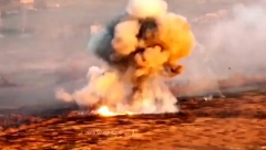 "LEOPARD" LETEO U VAZDUH Goreo kao baklja (VIDEO)