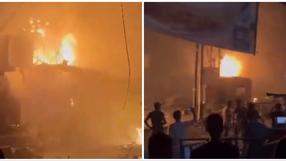 HOROR NA PIJACI U GAZI Požari bukte na sve strane "Ima mrtvih i mnogo ranjenih" (VIDEO)