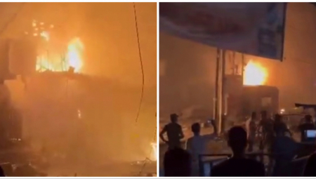 HOROR NA PIJACI U GAZI Požari bukte na sve strane "Ima mrtvih i mnogo ranjenih" (VIDEO)