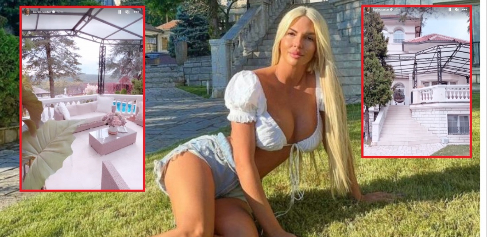 SUVI LUKSUZ I RASKOŠ NA DEDINJU Karleuša snimila unutrašnjost vile od dva i po miliona evra, a kadrovi će vas raspametiti