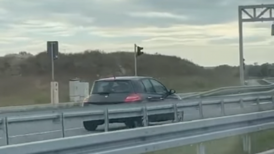 GDE ĆEŠ, ŽENO?! NOVI SNIMAK DIVLJAČKE VOŽNJE U KONTRA SMERU Pogledajte jezivi video sa obilaznice kod Beograda