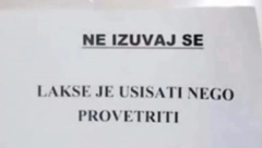 NE IZUVAJ SE Ljudi u Srbiji ostavili urnebesnu poruku gostima