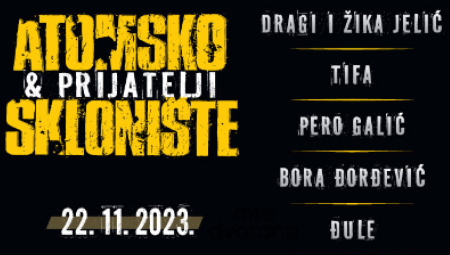 Poznata još dva gosta na velikom koncertu "Atomsko sklonište i prijatelji"