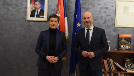 "ODLIČAN SASTANAK, PRIČALI SMO I O IZBORIMA U SRBIJI" Ana Brnabić se oglasila iz Brisela posle sastanka sa Bilčikom