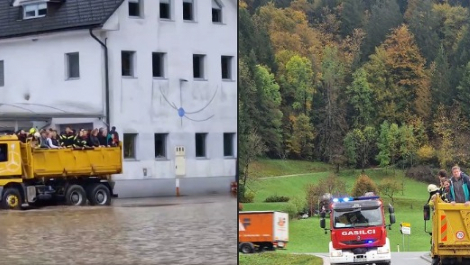 NABUJALE REKE PRAVE HAOS U SLOVENIJI Upaljen crveni meteoalarm, evakuacija stanovništva u toku (VIDEO)