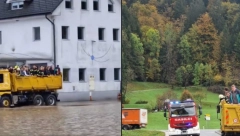 NABUJALE REKE PRAVE HAOS U SLOVENIJI Upaljen crveni meteoalarm, evakuacija stanovništva u toku (VIDEO)