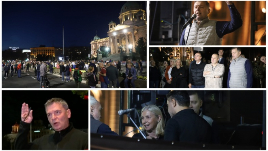 DEMONSTRANTI IDU KUĆAMA Završen 26. po redu politički protest (FOTO)