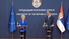 VUČIĆ U ČETVRTAK SA FON DER LAJEN U DAVOSU Predsednik Srbije sastaje se sa predsednicom Evropske komisije