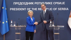 URSULA FON DER LAJEN OD DANAS U DVODNEVNOJ POSETI SRBIJI Ugostiće je Vučić