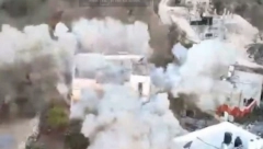 IZRAELSKA VOJSKA OBJAVILA ZASTRAŠUJUĆ SNIMAK! Bačene bombe na kuću lidera Hamasa (VIDEO)