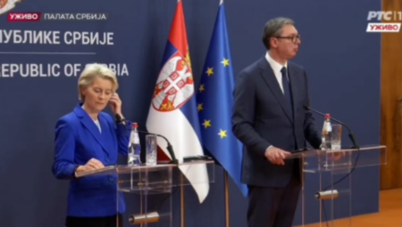 VUČIĆ PRED ŠEFICOM EVROPSKE KOMISIJE PORUČIO: Neću priznati nezavisno tzv. Kosovo! (VIDEO)