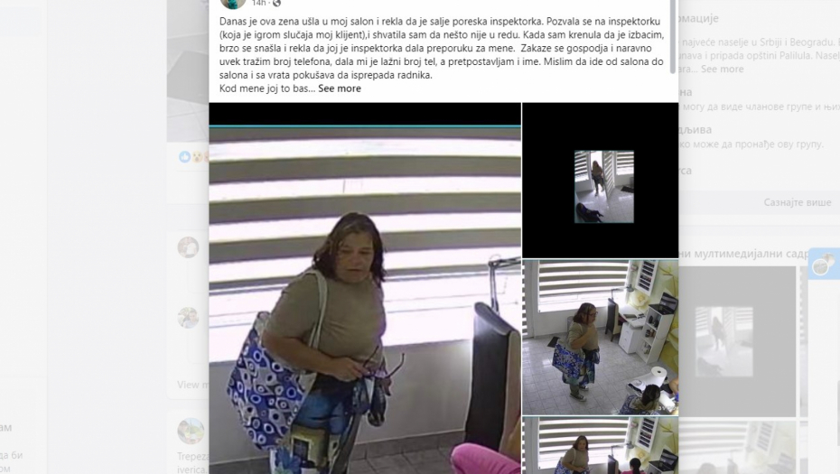 ŽENA TVRDILA DA JE IZ PORESKE UPRAVE! Vlasnica frizerskog salona iz Beograda razotkrila njene laži