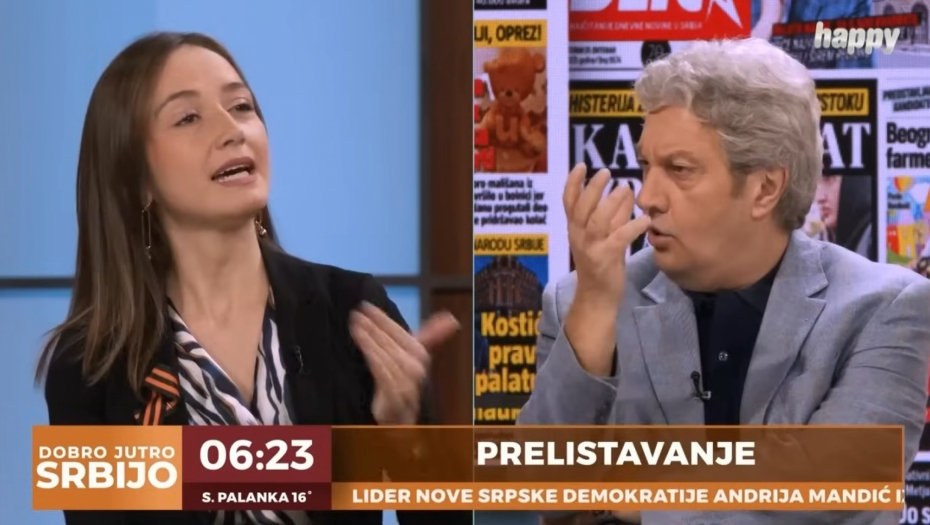 PRŠTALO U STUDIJU Marić u obračunu sa radikalkom - Molim vas da joj isključite ton (VIDEO)