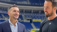 TADIĆ JE OMILJEN U FENERU Srbin na treningu košarkaša Fenerbahčea, pozvao navijače na Olimpijakos (VIDEO)