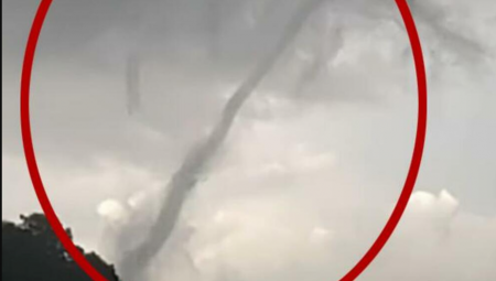 PRIZOR KAO PRED SUDNJI DAN Ogromna pijavica na nebu u Hrvatskoj, narod u panici (VIDEO)