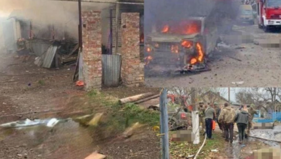 RASKOMADANA TELA SVUDA PO ULICI Bombe uništile selo u Ukrajini (UZNEMIRUJUĆI SNIMAK)