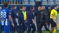 INCIDENTI U NOVOM PAZARU Trener Pazaraca napao golmana Partizana, sprečeni veći neredi (VIDEO)
