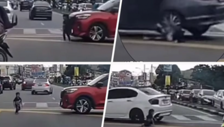 UZNEMIRUJUĆI SNIMAK! Dete ispalo iz vozila, dva automobila ga udarila, a jedna stvar je sve šokirala