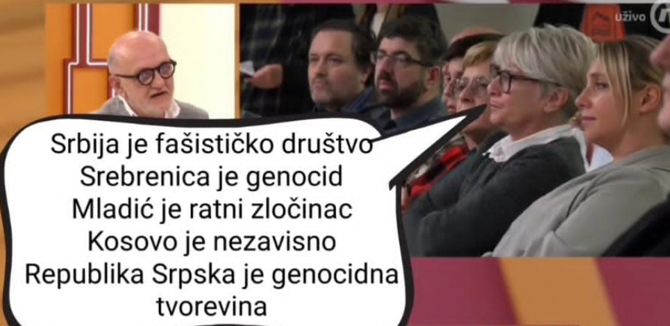 OPOZICIONI PROGLAS PODRŽALA ŽENA KOJOJ JE SRBIJA FAŠISTIČKO DRUŠTVO! (VIDEO)