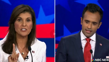 ŽESTOKA RASPRAVA O UKRAJINI Niki Hejli "potučena do nogu" u svađi sa Ramasvamijem (VIDEO)