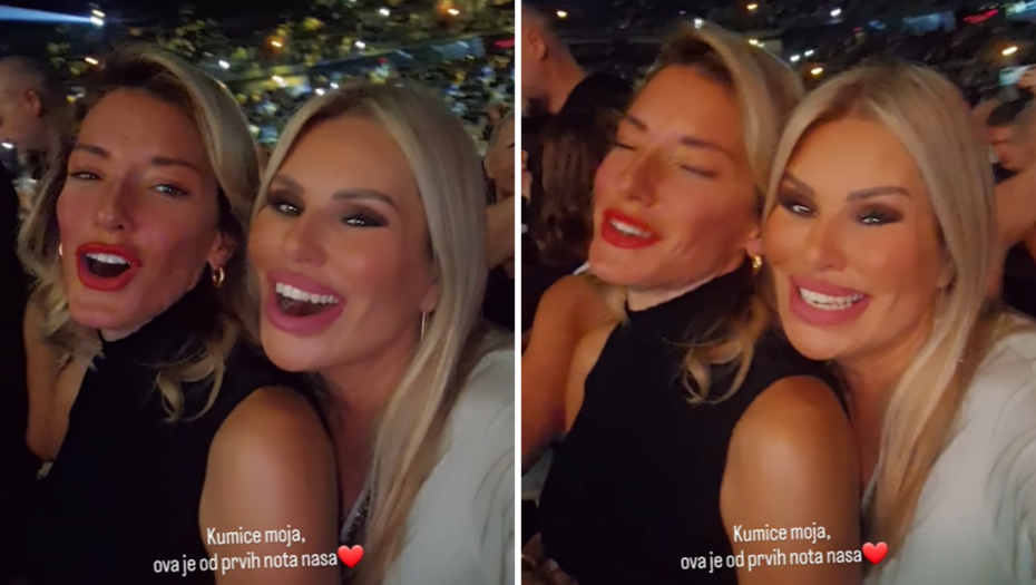URNEBESAN SNIMAK JOVANE JOKSIMOVIĆ! Iz sve snage zapevala Željkov hit, prvi put u javnosti, voditeljka se potpuno opustila