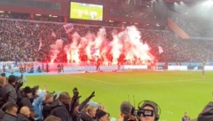 LUDNICA U ŠVEDSKOJ Prekidi, alarmi na stadionu i opšti haos u meču za titulu (FOTO)