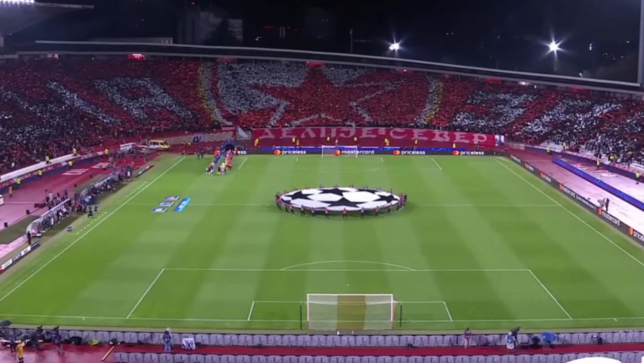 Navijač koji je pre 10 dana pao sa tribina na utakmici Crvena zvezda-Lajpcig pušten na kućno lečenje